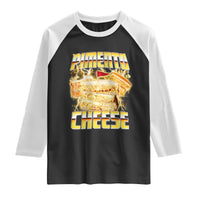 Pimento Cheese Raglan Shirt Funny Cheesemonger Cheese Lovers Bootleg Art