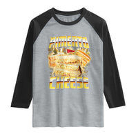 Pimento Cheese Raglan Shirt Funny Cheesemonger Cheese Lovers Bootleg Art