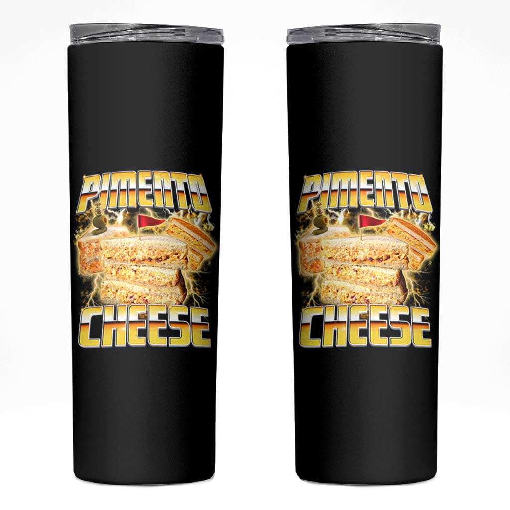 Pimento Cheese Skinny Tumbler Funny Cheesemonger Cheese Lovers Bootleg Art