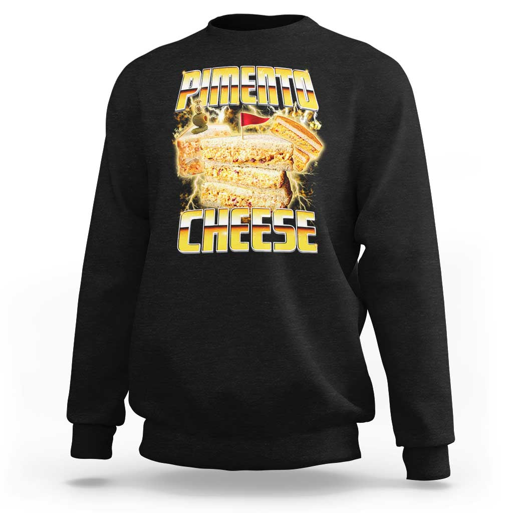 Pimento Cheese Sweatshirt Funny Cheesemonger Cheese Lovers Bootleg Art