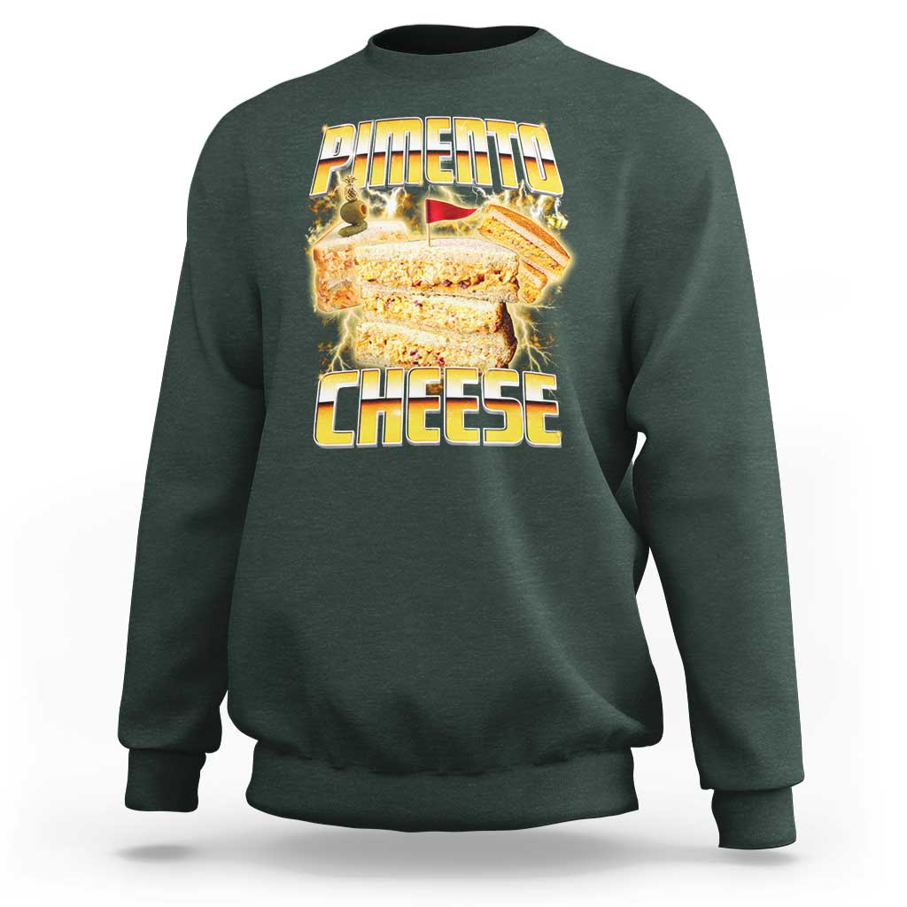 Pimento Cheese Sweatshirt Funny Cheesemonger Cheese Lovers Bootleg Art