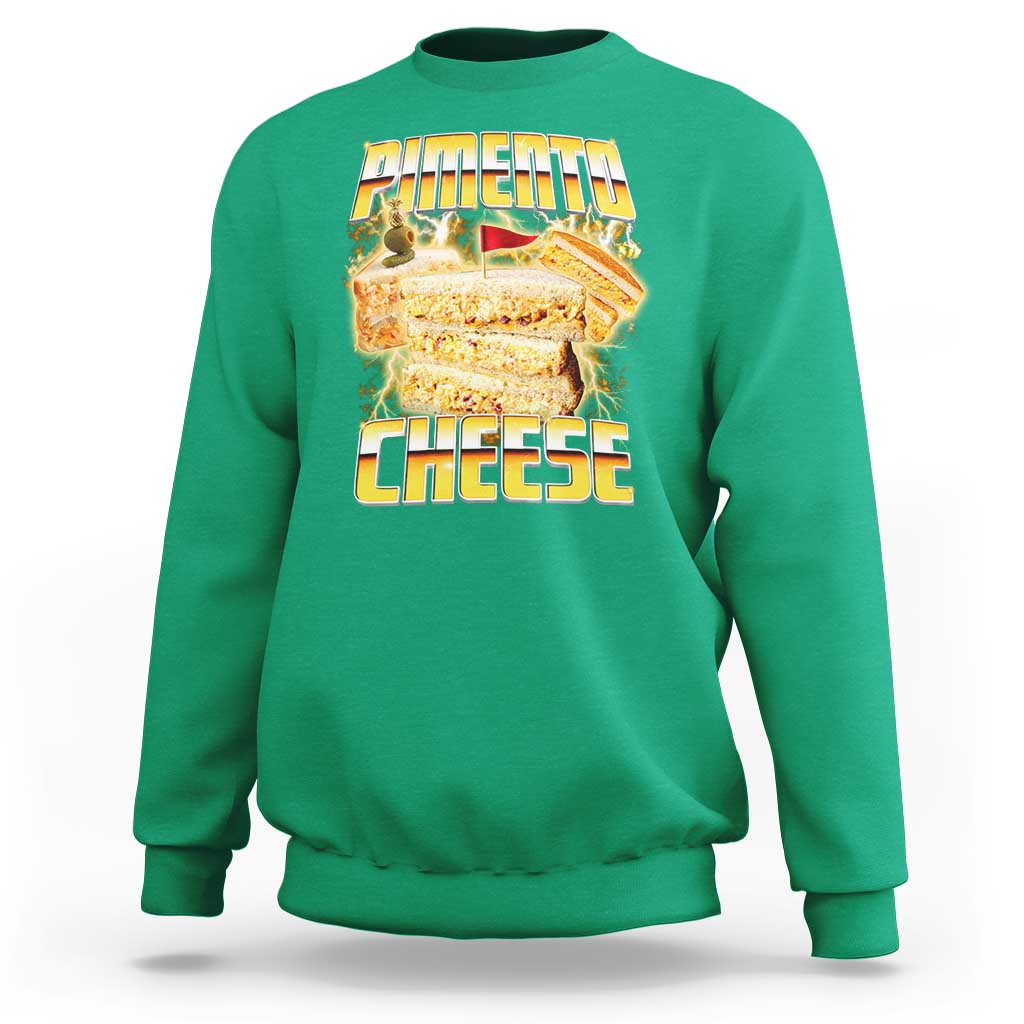 Pimento Cheese Sweatshirt Funny Cheesemonger Cheese Lovers Bootleg Art