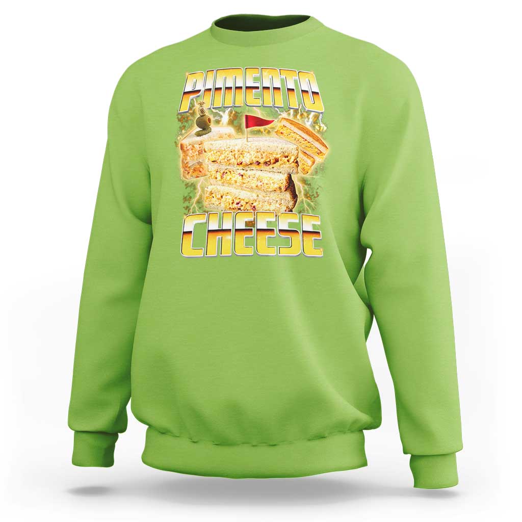 Pimento Cheese Sweatshirt Funny Cheesemonger Cheese Lovers Bootleg Art