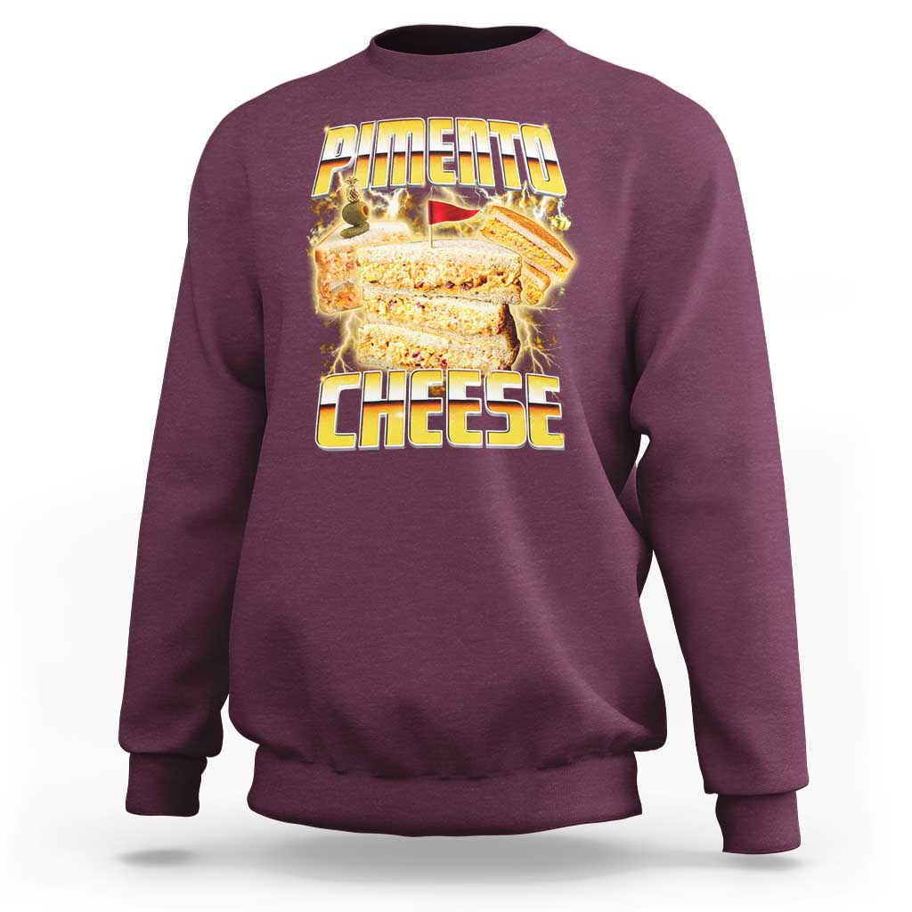 Pimento Cheese Sweatshirt Funny Cheesemonger Cheese Lovers Bootleg Art
