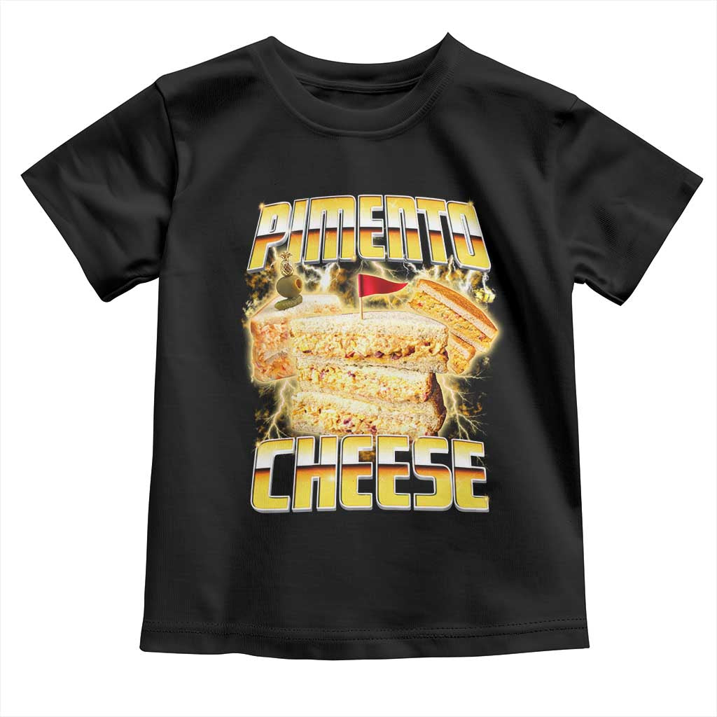 Pimento Cheese Toddler T Shirt Funny Cheesemonger Cheese Lovers Bootleg Art
