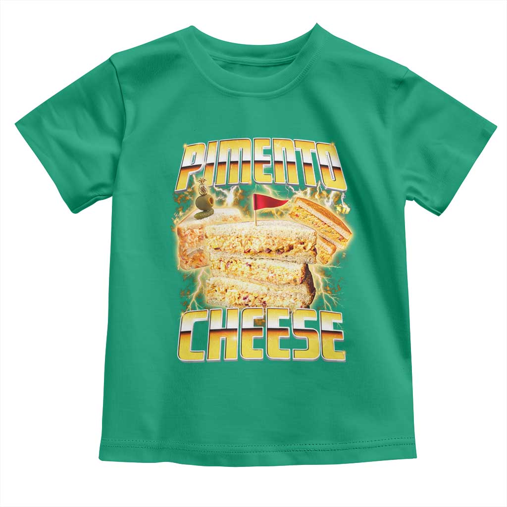 Pimento Cheese Toddler T Shirt Funny Cheesemonger Cheese Lovers Bootleg Art