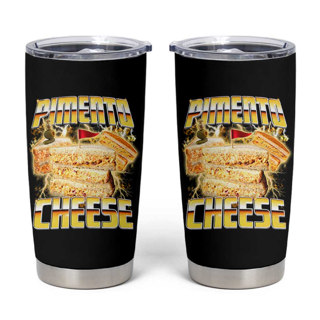 Pimento Cheese Tumbler Cup Funny Cheesemonger Cheese Lovers Bootleg Art