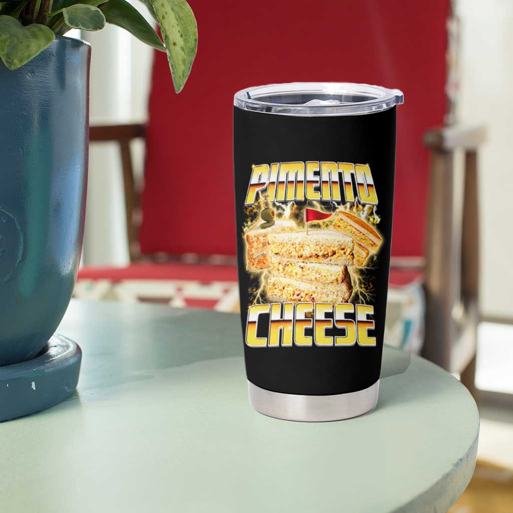 Pimento Cheese Tumbler Cup Funny Cheesemonger Cheese Lovers Bootleg Art