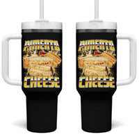 Pimento Cheese Tumbler With Handle Funny Cheesemonger Cheese Lovers Bootleg Art
