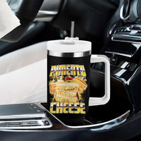 Pimento Cheese Tumbler With Handle Funny Cheesemonger Cheese Lovers Bootleg Art