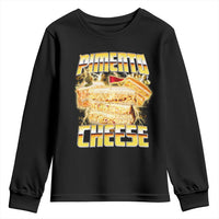 Pimento Cheese Youth Sweatshirt Funny Cheesemonger Cheese Lovers Bootleg Art