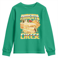 Pimento Cheese Youth Sweatshirt Funny Cheesemonger Cheese Lovers Bootleg Art
