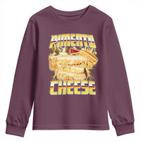 Pimento Cheese Youth Sweatshirt Funny Cheesemonger Cheese Lovers Bootleg Art