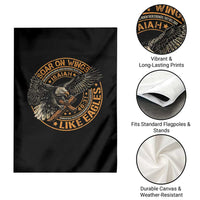 Soar On Wings Like Eagles Christian Garden Flag Isaiah 40 31 Bible Verse