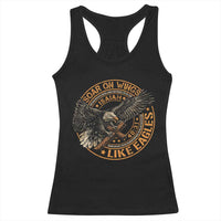 Soar On Wings Like Eagles Christian Racerback Tank Top Isaiah 40 31 Bible Verse
