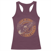 Soar On Wings Like Eagles Christian Racerback Tank Top Isaiah 40 31 Bible Verse