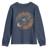 Soar On Wings Like Eagles Christian Youth Sweatshirt Isaiah 40 31 Bible Verse