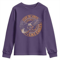 Soar On Wings Like Eagles Christian Youth Sweatshirt Isaiah 40 31 Bible Verse