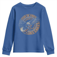 Soar On Wings Like Eagles Christian Youth Sweatshirt Isaiah 40 31 Bible Verse