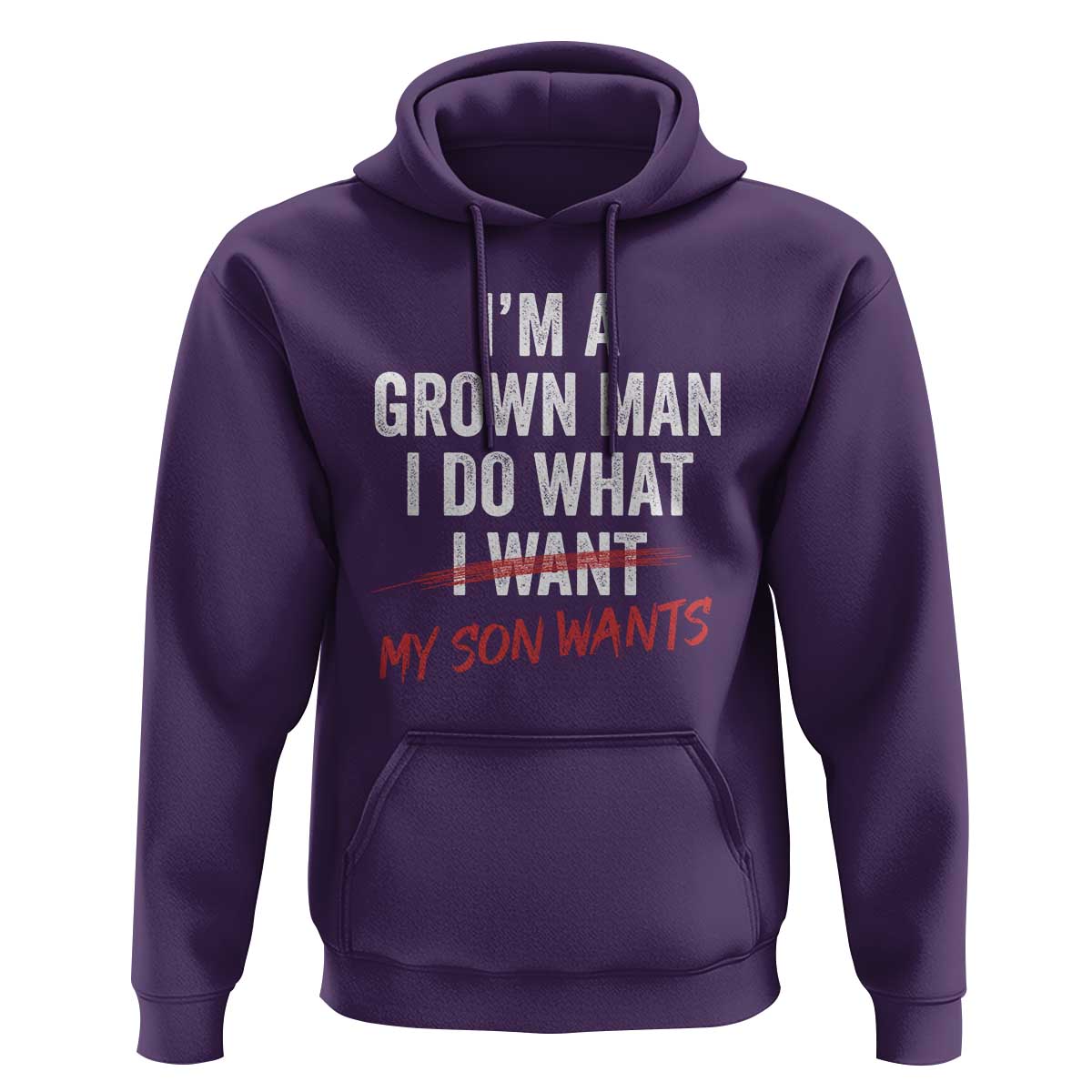 Boy Dad Hoodie I Am A Grown Man I Do What My Son Wants Fathers Day
