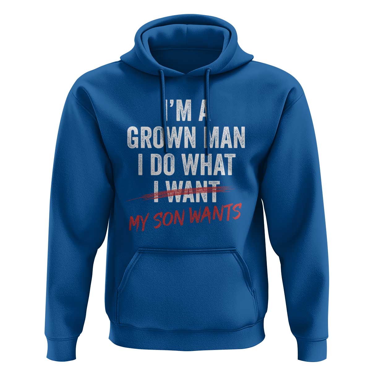 Boy Dad Hoodie I Am A Grown Man I Do What My Son Wants Fathers Day