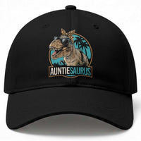 Auntiesaurus Funny Dinosaur Aunt Baseball Cap Family Matching