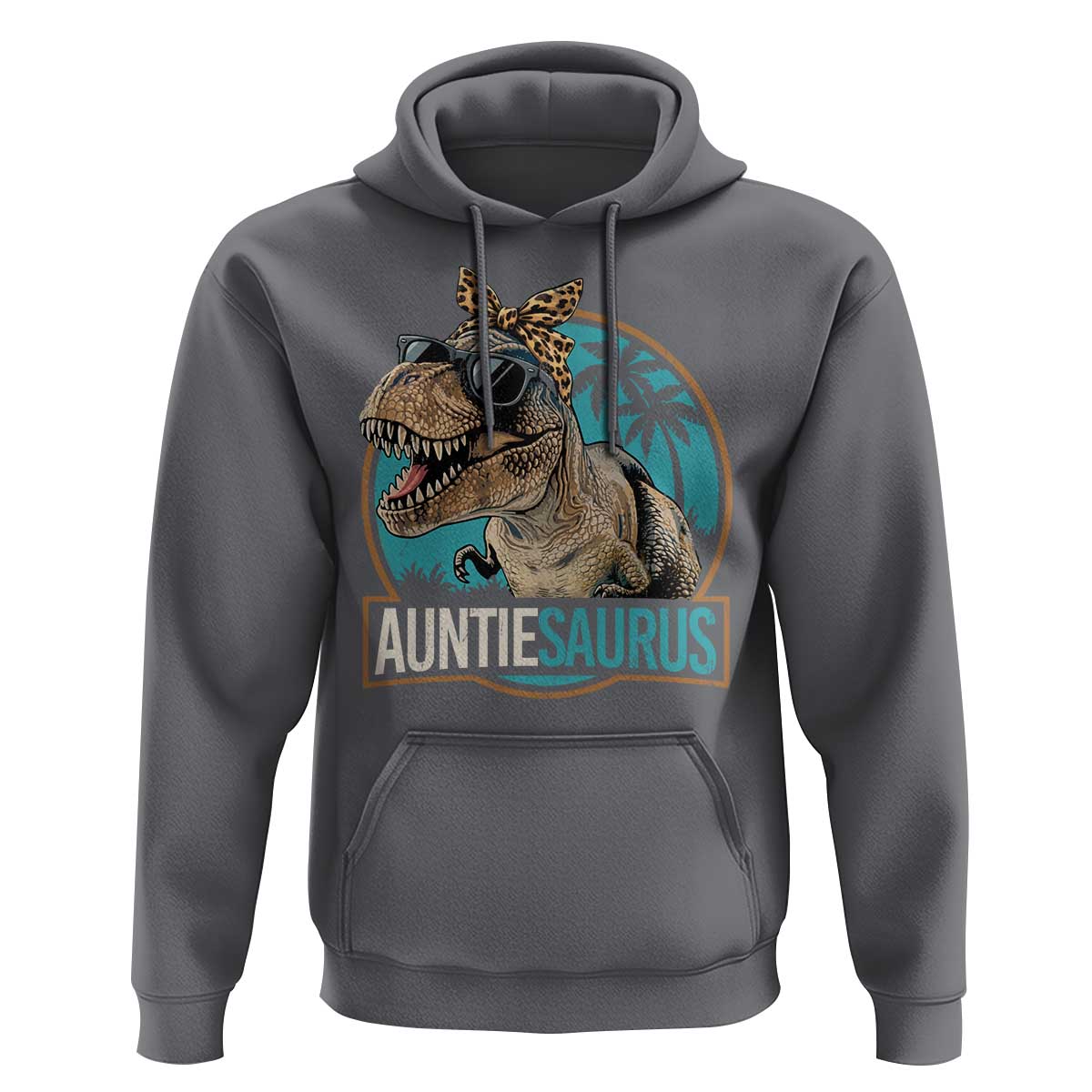 Auntiesaurus Funny Dinosaur Aunt Hoodie Family Matching