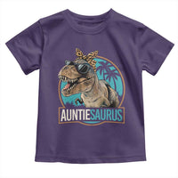 Auntiesaurus Funny Dinosaur Aunt Toddler T Shirt Family Matching