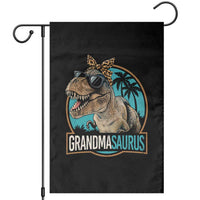 Grandmasaurus Funny Dinosaur Grandma Garden Flag Family Matching