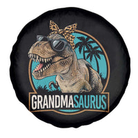 Grandmasaurus Funny Dinosaur Grandma Spare Tire Cover Family Matching