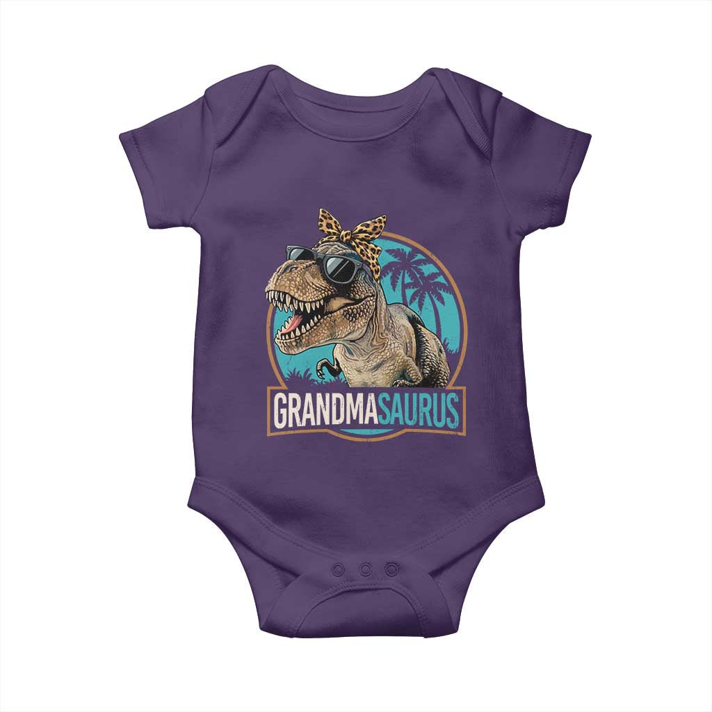 Grandmasaurus Funny Dinosaur Grandma Baby Onesie Family Matching