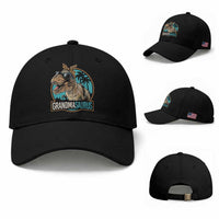 Grandmasaurus Funny Dinosaur Grandma Baseball Cap Family Matching
