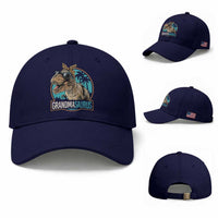 Grandmasaurus Funny Dinosaur Grandma Baseball Cap Family Matching