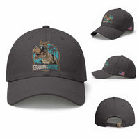 Grandmasaurus Funny Dinosaur Grandma Baseball Cap Family Matching