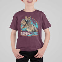 Grandmasaurus Funny Dinosaur Grandma T Shirt For Kid Family Matching