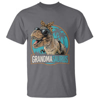 Grandmasaurus Funny Dinosaur Grandma T Shirt Family Matching