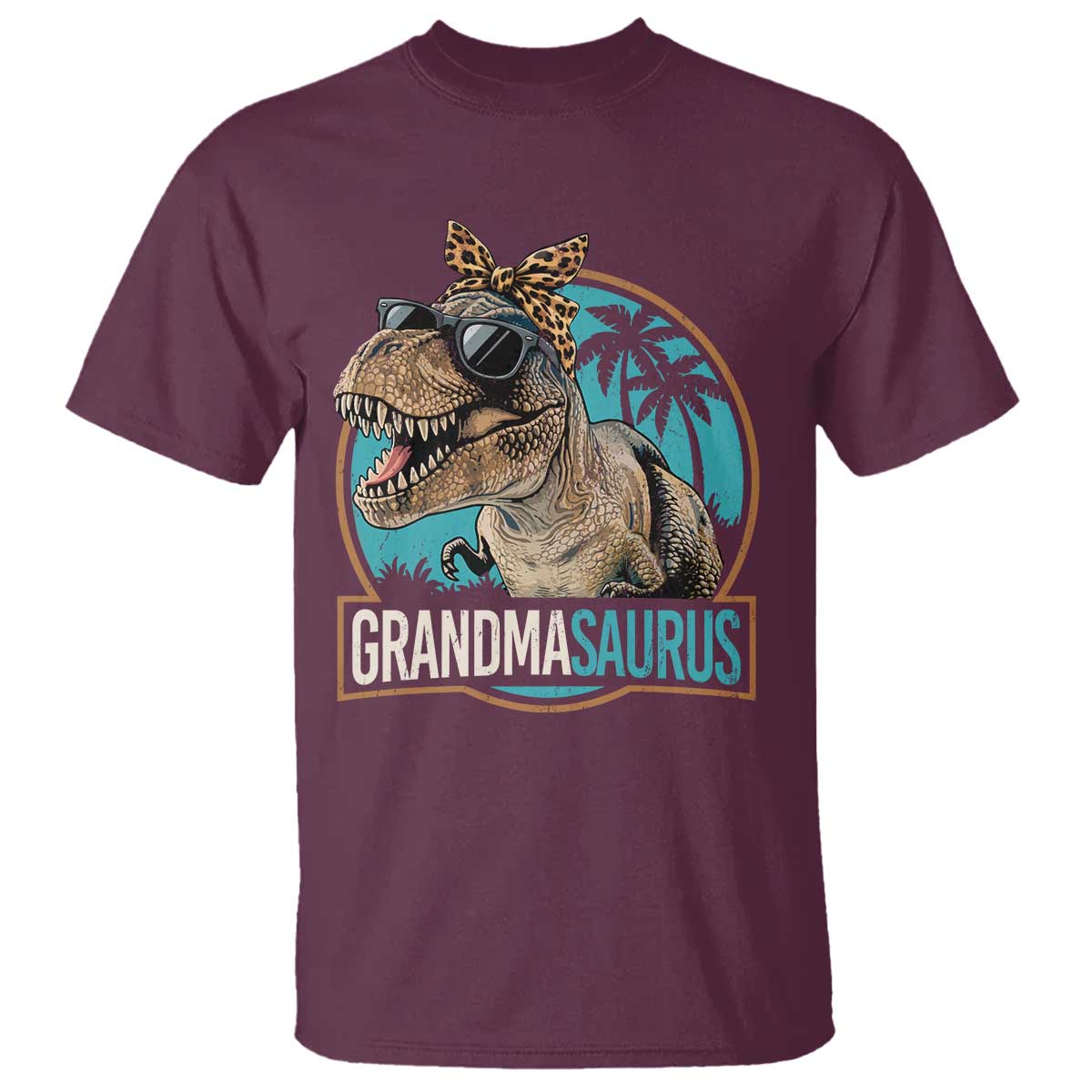 Grandmasaurus Funny Dinosaur Grandma T Shirt Family Matching