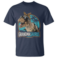 Grandmasaurus Funny Dinosaur Grandma T Shirt Family Matching