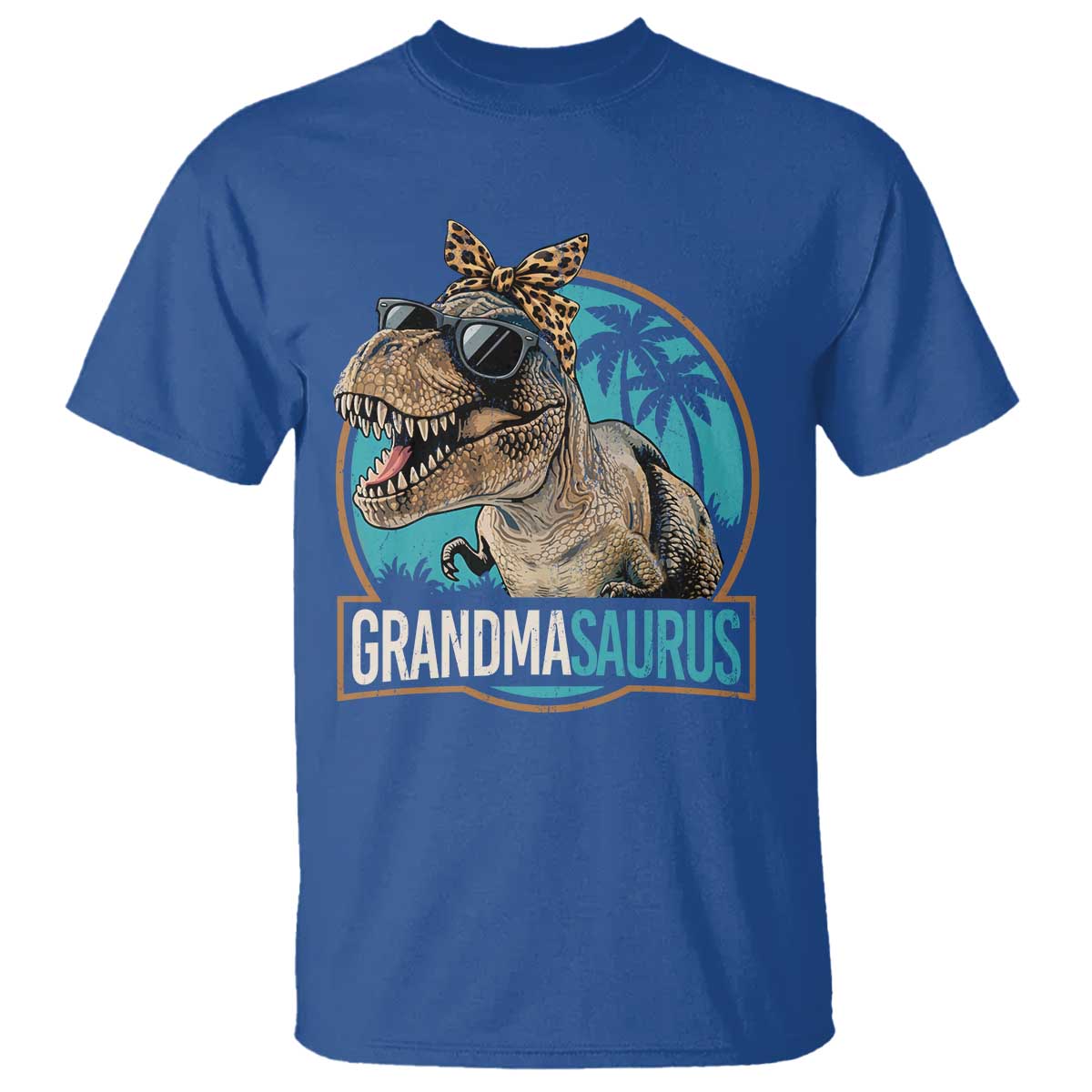 Grandmasaurus Funny Dinosaur Grandma T Shirt Family Matching