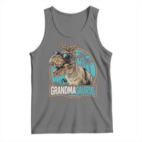 Grandmasaurus Funny Dinosaur Grandma Tank Top Family Matching