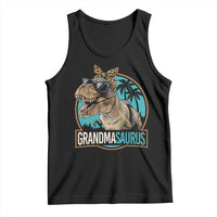 Grandmasaurus Funny Dinosaur Grandma Tank Top Family Matching