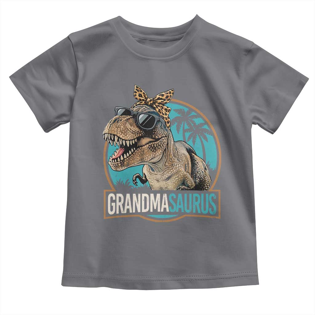 Grandmasaurus Funny Dinosaur Grandma Toddler T Shirt Family Matching