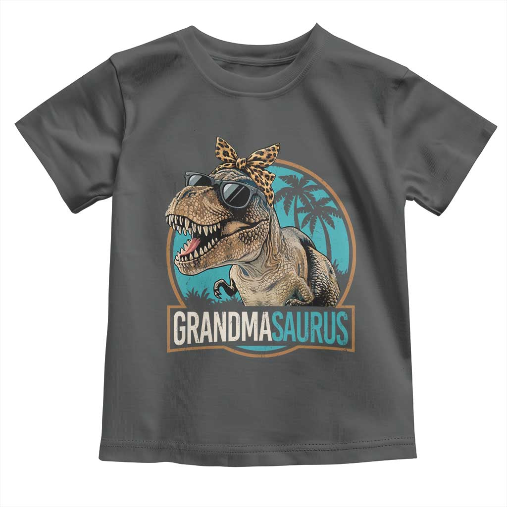 Grandmasaurus Funny Dinosaur Grandma Toddler T Shirt Family Matching