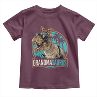 Grandmasaurus Funny Dinosaur Grandma Toddler T Shirt Family Matching