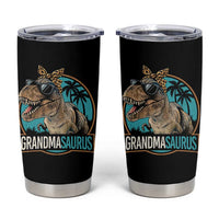 Grandmasaurus Funny Dinosaur Grandma Tumbler Cup Family Matching