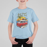 Best Travel Buddy Ever T Shirt For Kid Vintage Beach Van Summer Vacation - Wonder Print Shop