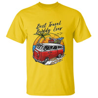 Best Travel Buddy Ever T Shirt Vintage Beach Van Summer Vacation - Wonder Print Shop