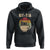 Funny Kitten Hoodie Kit Tea Pun Cute Black Cat Retro Tea Cup - Wonder Print Shop