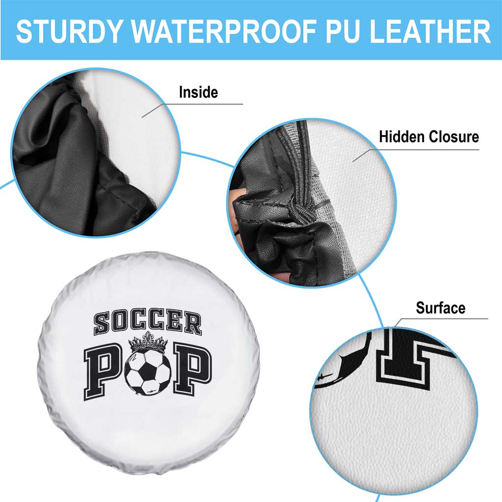 Soccer Pop Spare Tire Cover Football Family Matching Team Player Father's Day - Wonder Print Shop