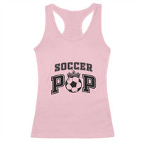 Soccer Pop Racerback Tank Top Football Family Matching Team Player Father's Day - Wonder Print Shop